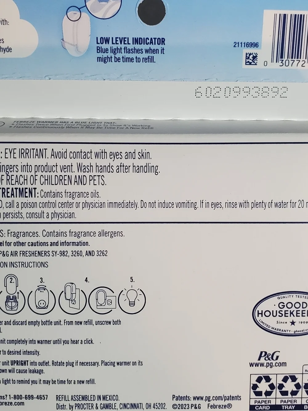 Febreze Luxe LIMITED EDITION Plug Refills - Air Freshener Warm Ocean Breeze New